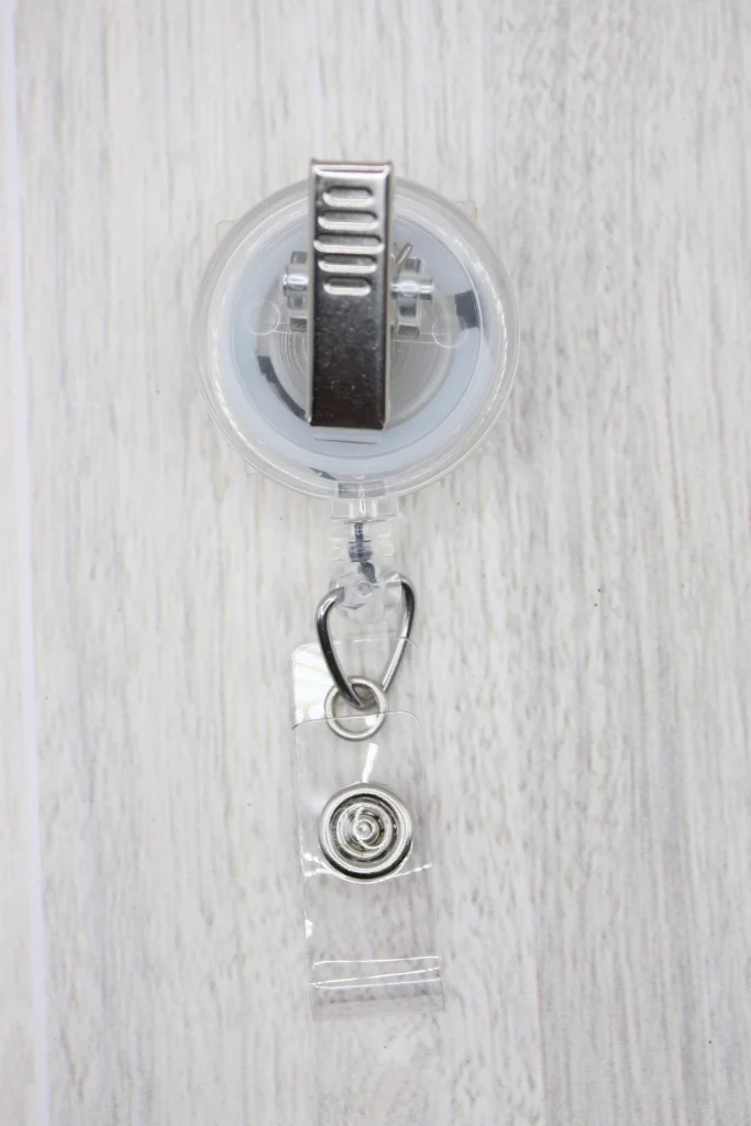 Alligator Clip Interchangeable Badge Reel Base lifestyle