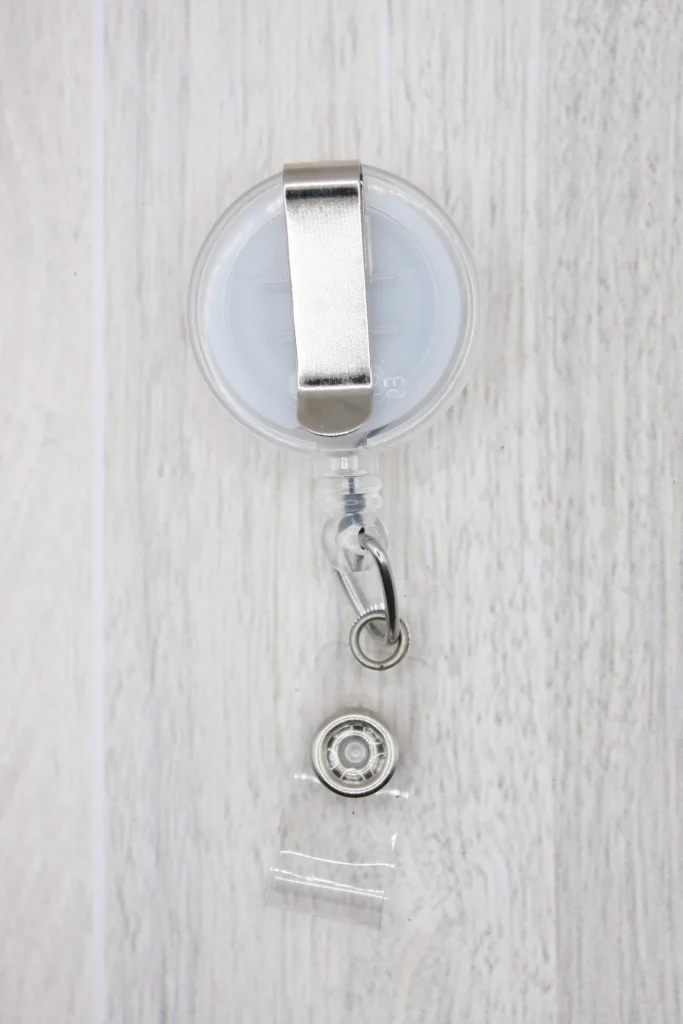 Belt Clip Interchangeable Badge Reel Base lifestyle