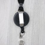 Black Thin Retractable Breakaway Lanyard Base 3