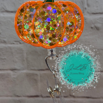 Autumn Glow Halloween-Themed Interchangeable Badge Reel Topper 1